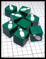 Dice : Dice - Game Dice - Bowling Dice Green - Ebay Sept 2015